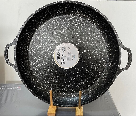 ENZA 36 cm sac tavası granit döküm