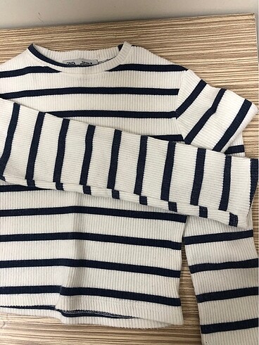 zara uzun kollu crop