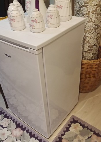 Beyaz Regal Mini Buzdolabı