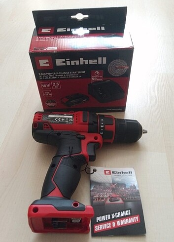Einhell Akülü Vidalama + Şarj Kiti