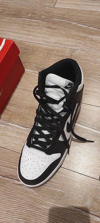 Nike Dunk high black eğite