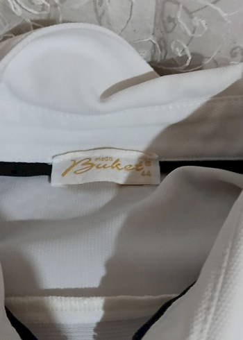 Beyaz Midi Fermuarlı Kadın Tunik - Görsel 3