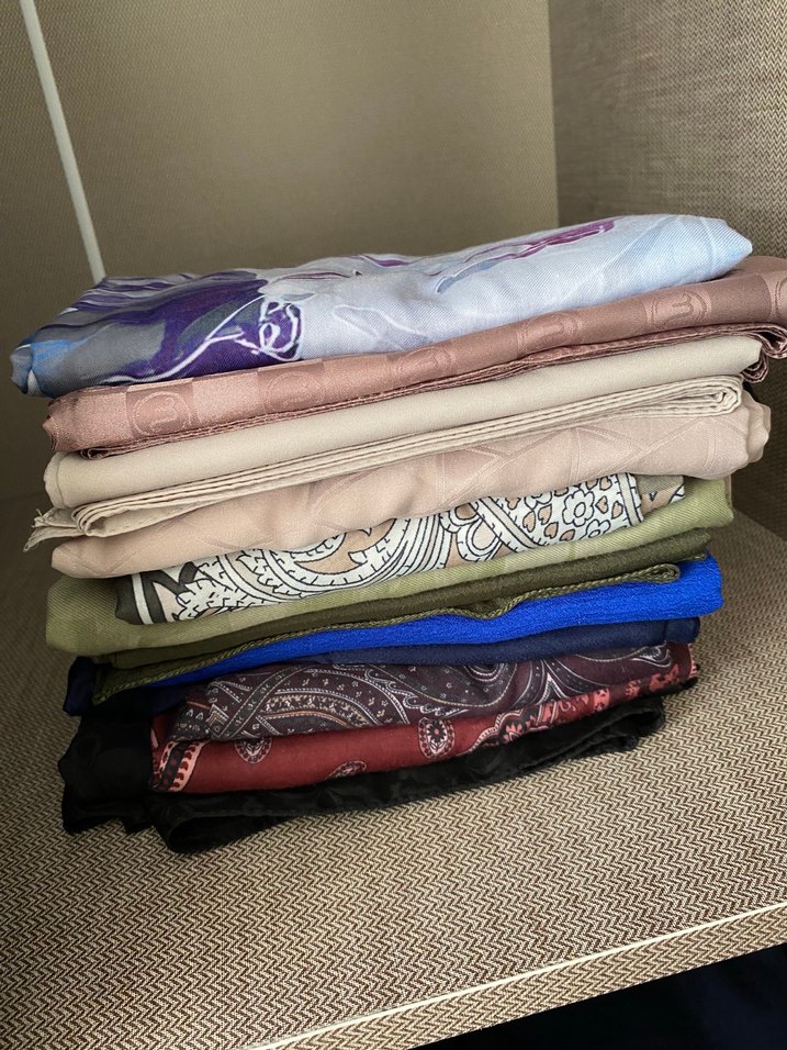 Yesil Kadınlar İçin Drapeli Street Wear Şal - Görsel 2