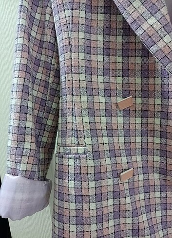 Lila blazer ceket  - Görsel 5