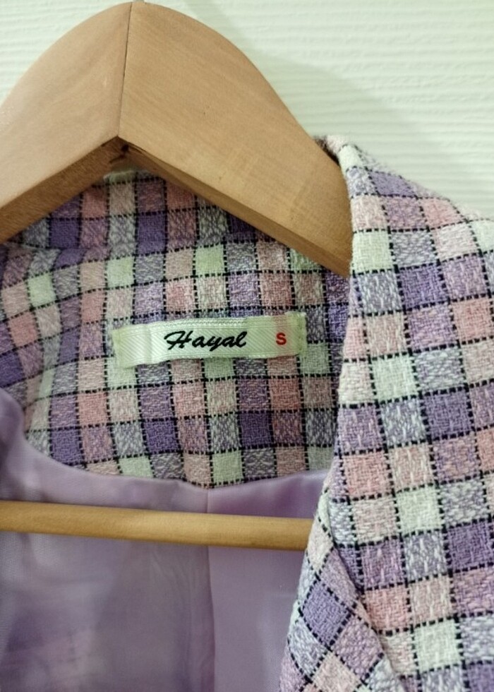 Lila blazer ceket  - Görsel 2