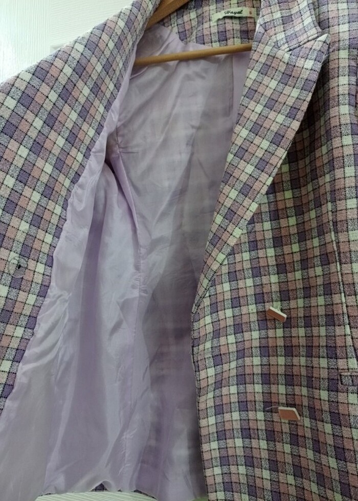 Lila blazer ceket  - Görsel 3