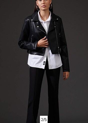 Deri ceket - Görsel 4