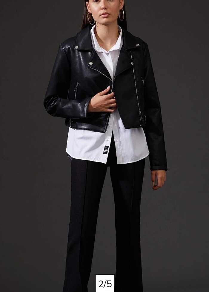 Deri ceket - Görsel 4