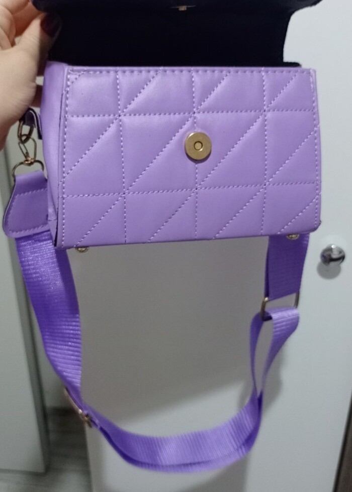 Lila çanta  - Görsel 3