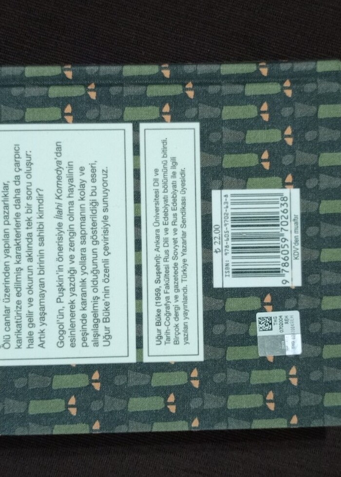 Ölü canlar - kitap  - Görsel 3