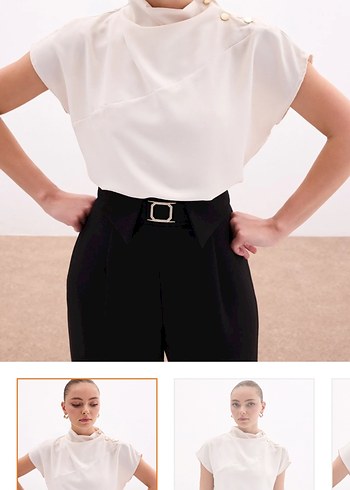 Bej bluz - Görsel 2