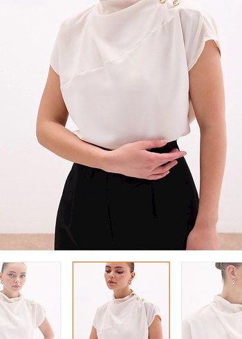 Bej bluz - Görsel 5