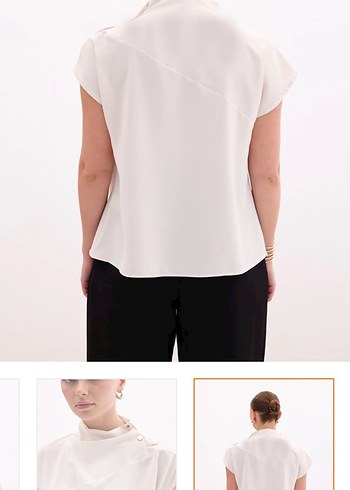 Bej bluz - Görsel 3