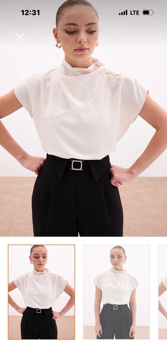 Bej bluz - Görsel 2