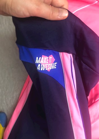 Pembe Renkli Mini Spor Tayt - Görsel 7