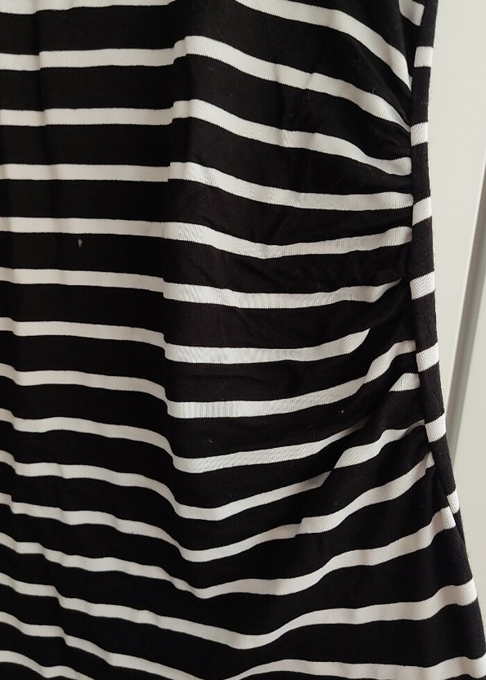 Luvmabelly çizgili çok temiz hamile elbisesi - Görsel 3