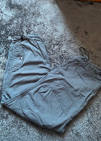 Gri paraşüt pantolon