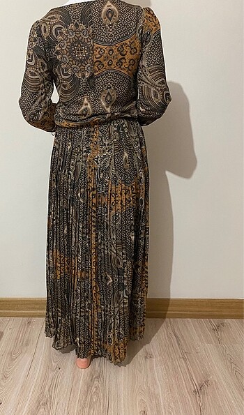 38 Beden Vintage desen elbise