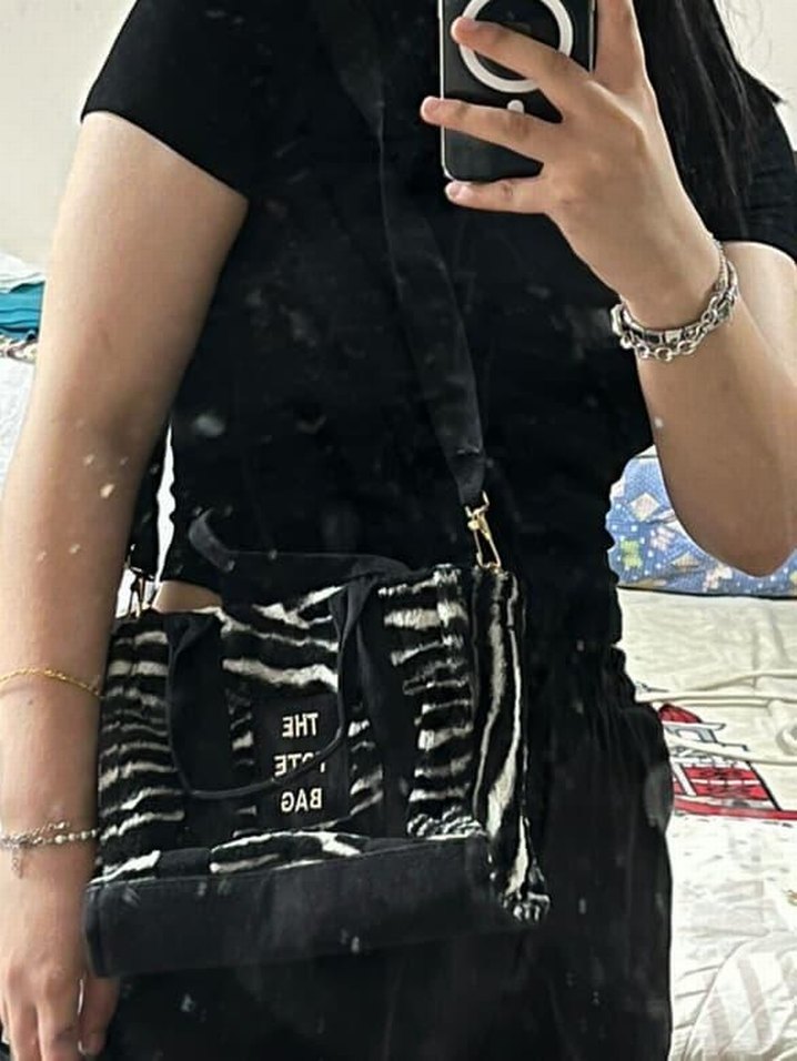 Zebra Desenli Kadın Çanta - Görsel 3