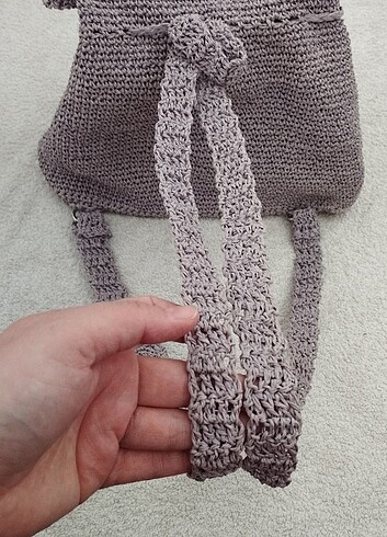 Sıfır el örgüsü sırt çantası - Görsel 4