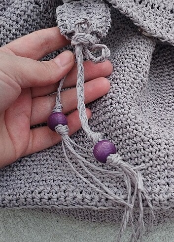 Sıfır el örgüsü sırt çantası - Görsel 8