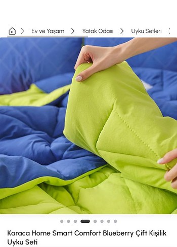 Karaca Home Smart Comfort Çift Kişilik Uyku Seti - Görsel 7