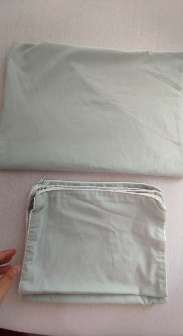 BEBEK Pastel Renkliı 2adet yastık kılıfı bir adet çarşaf - Görsel 2