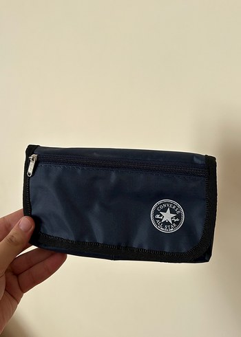 Converse Lacivert Fermuarlı Unisex Kalemlik-Cüzdan