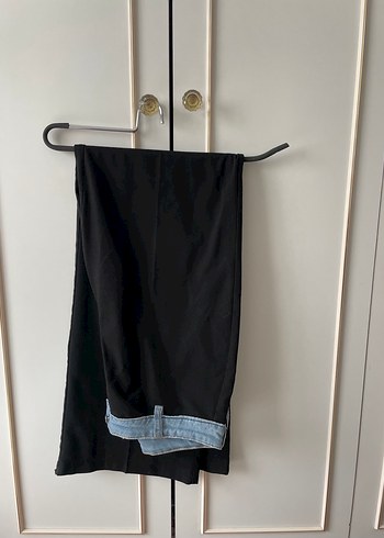 Jean Kemer Detayli Kumaş Pantolon