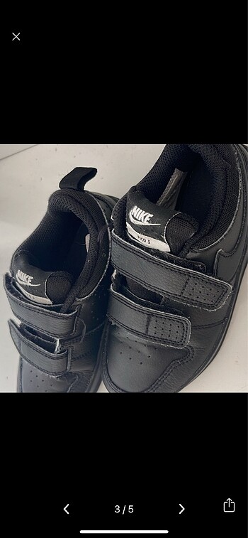 27 Beden siyah Renk Nike ayakkabı 27.5 numara