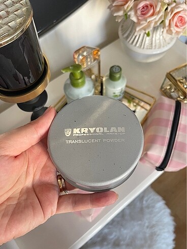 Kryolan toz transparan pudra makyaj sabitleyici