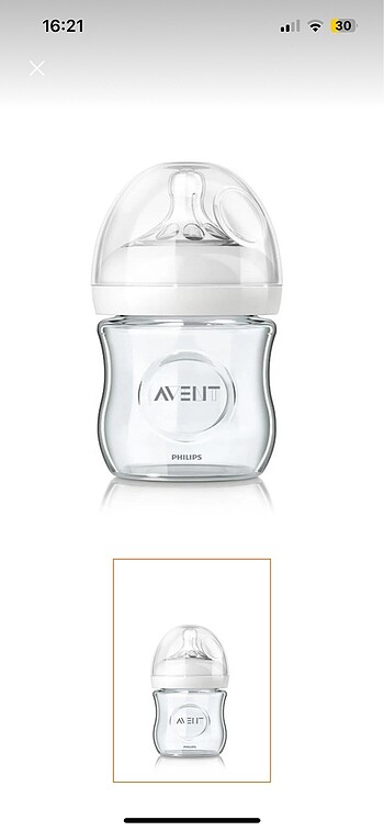 Philips Philips cam biberon 120 ml