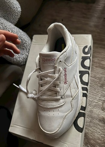 Beyaz Bağcıklı Reebok Spor Ayakkabı - Görsel 2