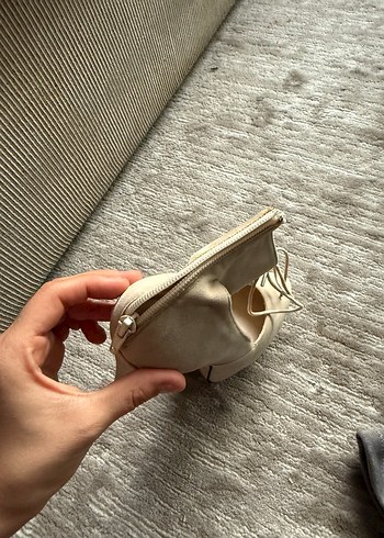 Bej Süet Platform Topuklu Kadın Abiye Ayakkabı - Görsel 4