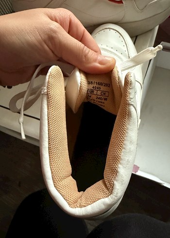 Beyaz Kadın Dolgu Topuklu Spor Ayakkabı - Görsel 4