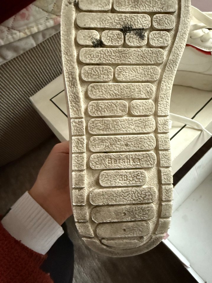 Beyaz Kadın Dolgu Topuklu Spor Ayakkabı - Görsel 3