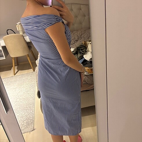 s Beden poplin elbise