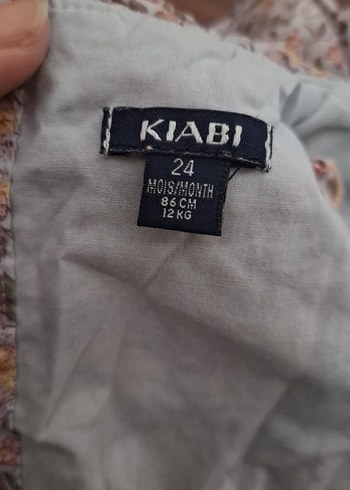 Kız Çocuk Bej Bohem Desenli Elbise - Görsel 3