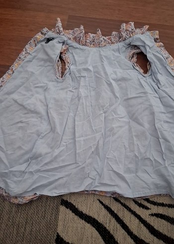 Kız Çocuk Bej Bohem Desenli Elbise - Görsel 2