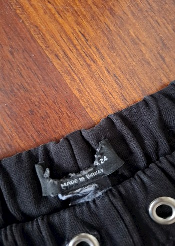 Siyah Kadın Rahat Kesim Sweatpant - Görsel 2