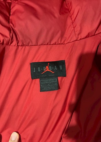 Kırmızı-Siyah Kapüşonlu Erkek Kışlık Mont - Görsel 6