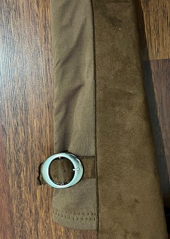 Kahverengi Süet Kadın Dizüstü Bot - Görsel 2