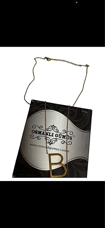 Kararmaz Çelik Harf Kolye - Görsel 2