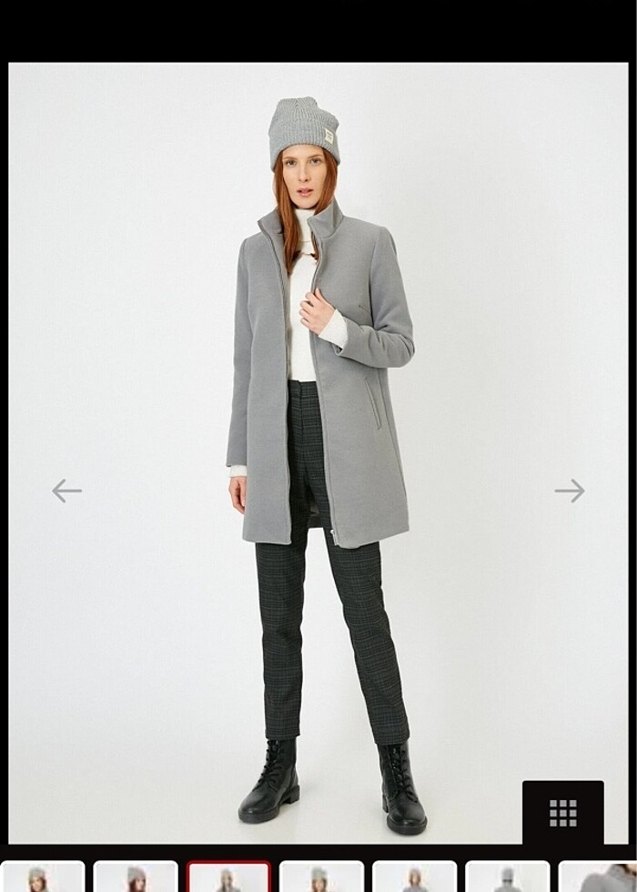 Koton kaşe kaban - Görsel 2