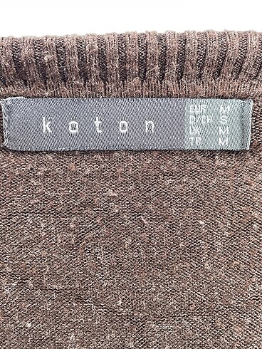 m Beden kahverengi Renk Koton Kazak / Triko %70 İndirimli.