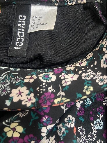 s Beden siyah Renk H&M elbise