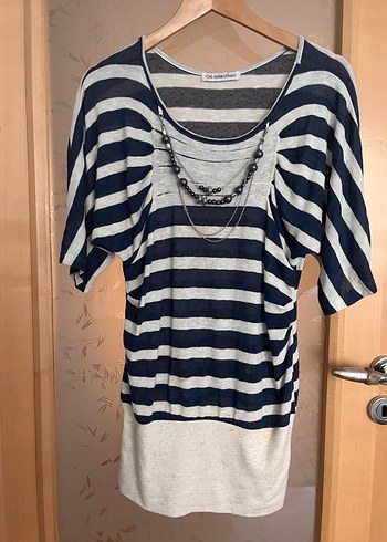 Zincir Detaylı Gri Çizgili - Görsel 3