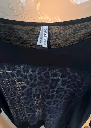 Siyah Baskılı  bluz - Görsel 3