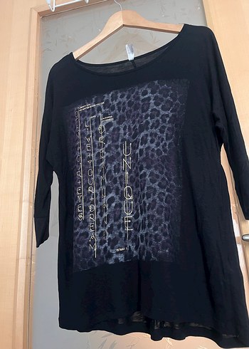 Siyah Baskılı  bluz - Görsel 2