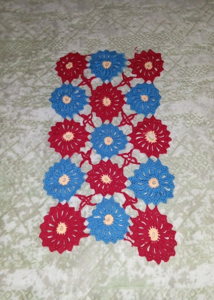 El işi sehpa örtüsü - Görsel 4